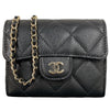 シャネル CHANEL クラシックチェーンクラッチ AP0238 ブラック　ゴールド金具 キャビアスキン レディース ショルダーバッグ