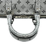 ルイ・ヴィトン LOUIS VUITTON キーポル・バンドリエール50 M43848 シルバー モノグラム・エクリプス メンズ ボストンバッグ