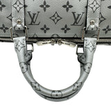 ルイ・ヴィトン LOUIS VUITTON キーポル・バンドリエール50 M43848 シルバー モノグラム・エクリプス メンズ ボストンバッグ
