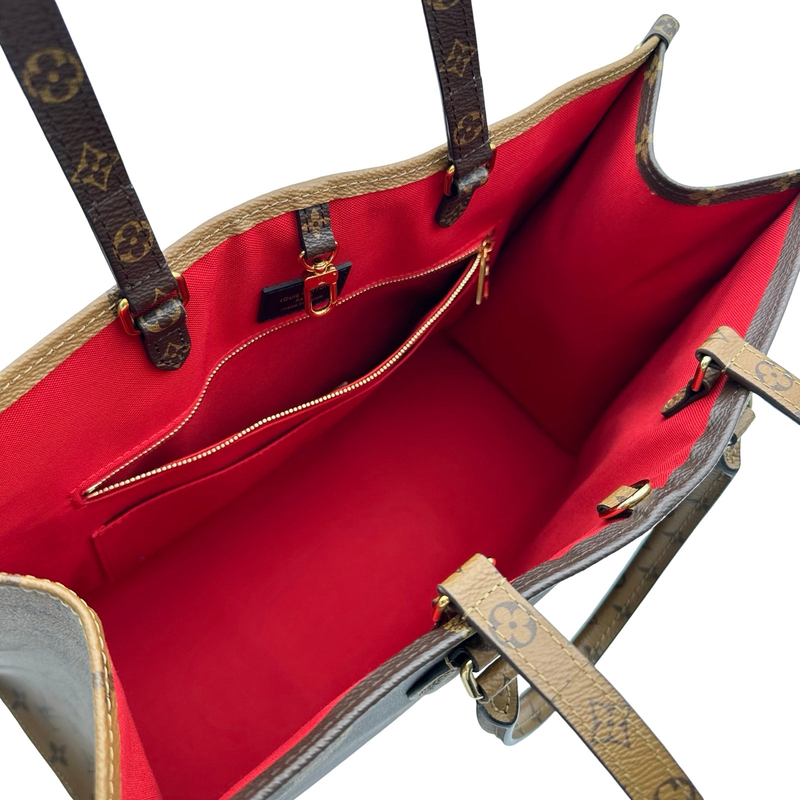 ルイ・ヴィトン LOUIS VUITTON オンザゴーGM M44576 ブラウン