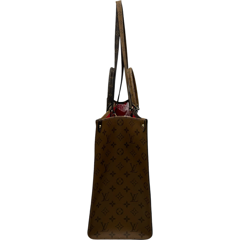 ルイ・ヴィトン LOUIS VUITTON オンザゴーGM M44576 ブラウン