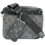 ルイ・ヴィトン LOUIS VUITTON トリオメッセンジャー M69443 ブラック モノグラム・エクリプス メンズ ショルダーバッグ