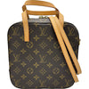 ルイ・ヴィトン LOUIS VUITTON スポンティーニ M47500 ブラウン モノグラム ・キャンバス レディース ショルダーバッグ
