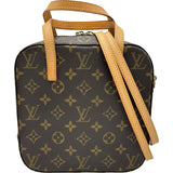 ルイ・ヴィトン LOUIS VUITTON スポンティーニ M47500 ブラウン モノグラム ・キャンバス レディース ショルダーバッグ