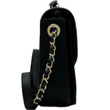 シャネル CHANEL ハーフココチェーンショルダー A93660 23番台 ブラック ゴールド金具 キャビアスキン レディース ショルダーバッグ