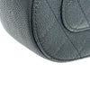 シャネル CHANEL ハーフココチェーンショルダー A93660 23番台 ブラック ゴールド金具 キャビアスキン レディース ショルダーバッグ