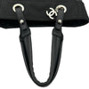 シャネル CHANEL パリビアリッツトートPM A34208 12番台 ブラック シルバー金具 PVC レディース トートバッグ