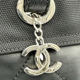 シャネル CHANEL パリビアリッツトートPM A34208 12番台 ブラック シルバー金具 PVC レディース トートバッグ