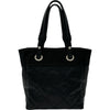 シャネル CHANEL パリビアリッツトートPM A34208 12番台 ブラック シルバー金具 PVC レディース トートバッグ