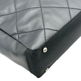 シャネル CHANEL パリビアリッツトートPM A34208 12番台 ブラック シルバー金具 PVC レディース トートバッグ