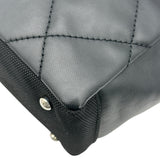 シャネル CHANEL パリビアリッツトートPM A34208 12番台 ブラック シルバー金具 PVC レディース トートバッグ