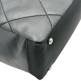 シャネル CHANEL パリビアリッツトートPM A34208 12番台 ブラック シルバー金具 PVC レディース トートバッグ