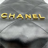 シャネル CHANEL CHANEL22 バックパック AS3313 ブラック ゴールド金具 シャイニーカーフ レディース リュック・デイパック