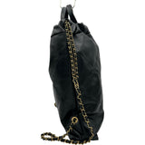 シャネル CHANEL CHANEL22 バックパック AS3313 ブラック ゴールド金具 シャイニーカーフ レディース リュック・デイパック
