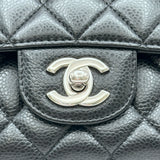 シャネル CHANEL マトラッセ25 A01112 21番台 ブラック ゴールド金具 キャビアスキン レディース ショルダーバッグ