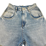 メゾン マルジェラ Maison Margiela シュラッシュディテールデニムパンツ S51LA0051 ブルー デニム レディース デニムパンツ