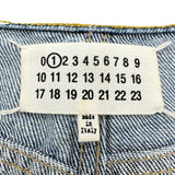 メゾン マルジェラ Maison Margiela シュラッシュディテールデニムパンツ S51LA0051 ブルー デニム レディース デニムパンツ