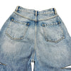 メゾン マルジェラ Maison Margiela シュラッシュディテールデニムパンツ S51LA0051 ブルー デニム レディース デニムパンツ