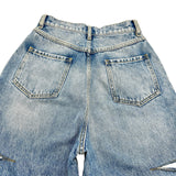 メゾン マルジェラ Maison Margiela シュラッシュディテールデニムパンツ S51LA0051 ブルー デニム レディース デニムパンツ