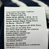 プラダ PRADA コットンブークレボーダーカーディガン P25N49 ネイビー コットン レディース カーディガン