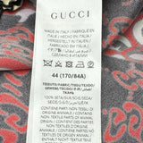 グッチ GUCCI ×Hattie Stewart GGハート総柄シャツ 782500 ブラック シルク メンズ 半袖シャツ