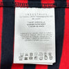 モンクレール MONCLER ロゴワッペンボーダー半袖Tシャツ レッド コットン レディース 半袖Ｔシャツ