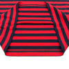 モンクレール MONCLER ロゴワッペンボーダー半袖Tシャツ レッド コットン レディース 半袖Ｔシャツ