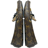 ルイ・ヴィトン LOUIS VUITTON グロリアライン モノグラムローファー FA0233 ブラウン レザー レディース ローファー