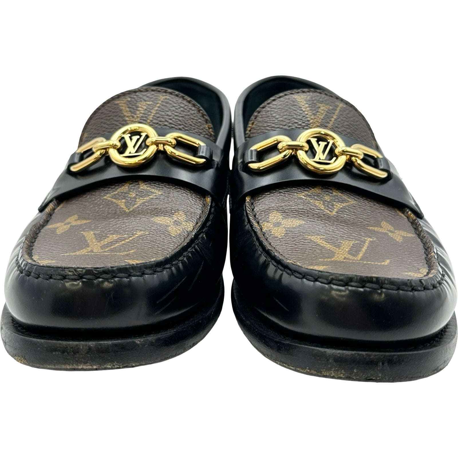 ルイ・ヴィトン LOUIS VUITTON チェスライン モノグラムローファー