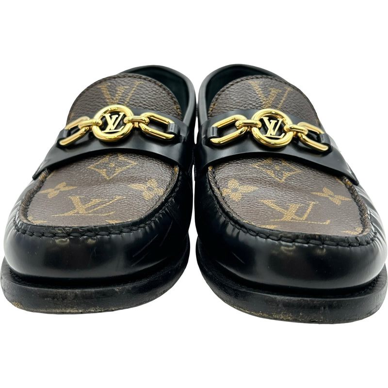 ルイ・ヴィトン LOUIS VUITTON チェスライン モノグラムローファー