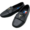 ルイ・ヴィトン LOUIS VUITTON LV金具レザーローファー ND0254 ブラック レザー レディース ローファー