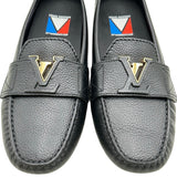 ルイ・ヴィトン LOUIS VUITTON LV金具レザーローファー ND0254 ブラック レザー レディース ローファー