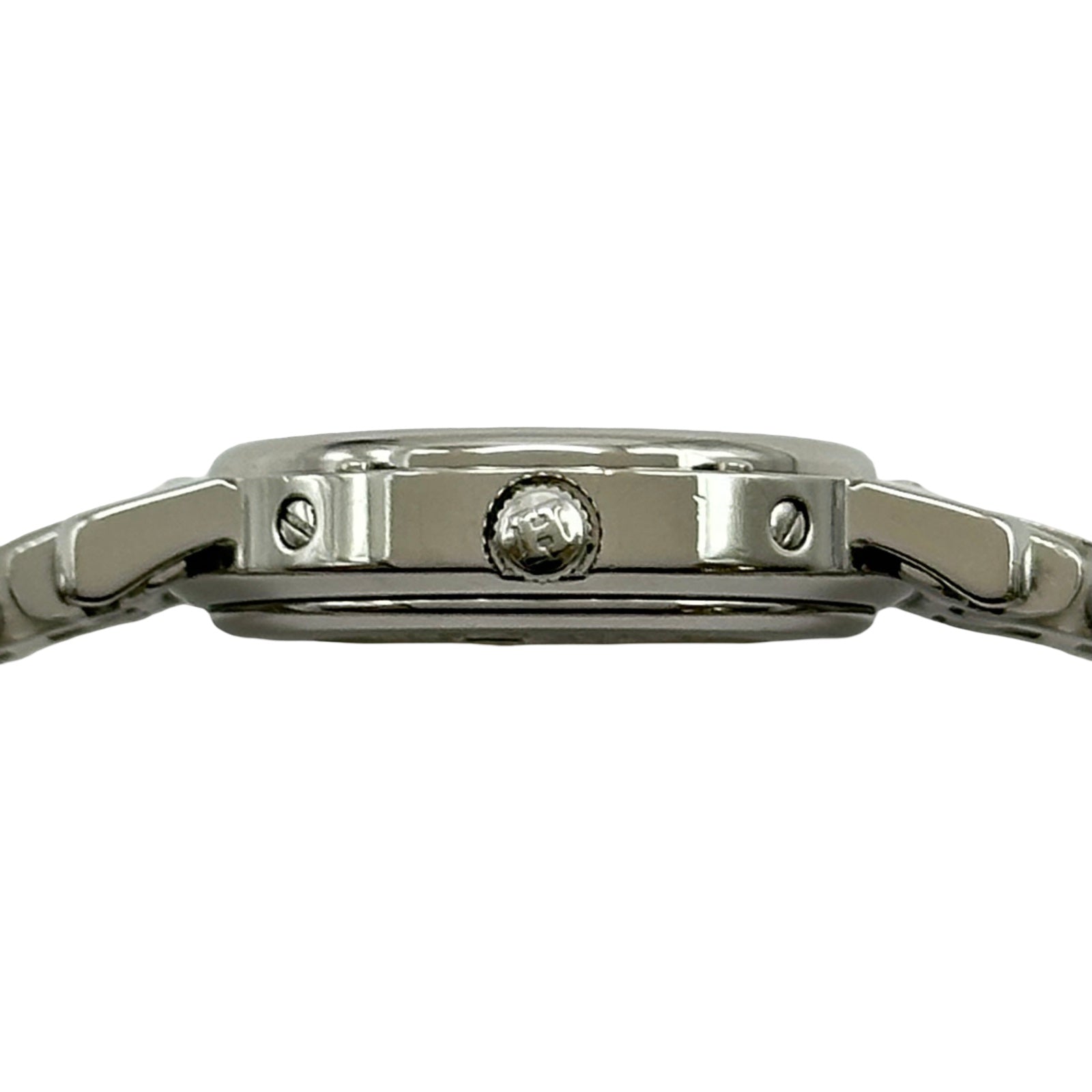 エルメス HERMES クリッパー CL4.210 ホワイト ステンレススチール