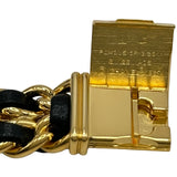 シャネル CHANEL プルミエール L H0001 ブラック メッキ クオーツ レディース 腕時計
