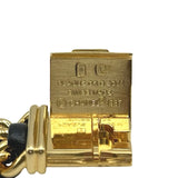 シャネル CHANEL プルミエール L H0001 ブラック ゴールドメッキ クオーツ レディース 腕時計