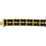 シャネル CHANEL プルミエール L H0001 ブラック ゴールドメッキ クオーツ レディース 腕時計