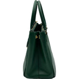プラダ PRADA ガレリア ミディアム BN1801 グリーン サフィアーノ レディース ショルダーバッグ