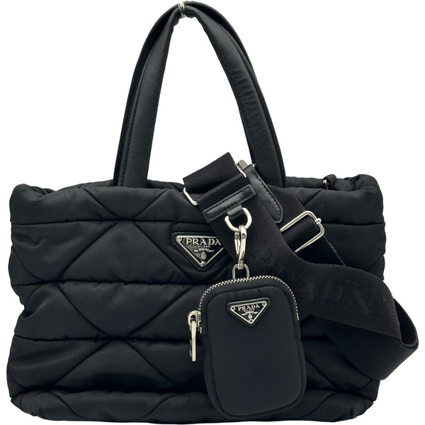 プラダ PRADA ミディアムパデット Re-Nylon トートバッグ 1BG436