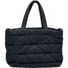 プラダ PRADA ミディアムパデット Re-Nylon トートバッグ 1BG436 ブラック ナイロン レディース ショルダーバッグ