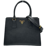 プラダ PRADA 2WAYハンド 1BA118 ブラック レザー レディース ショルダーバッグ