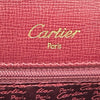 カルティエ Cartier マストライン ハンドバッグ ボルドー レザー レディース ハンドバッグ