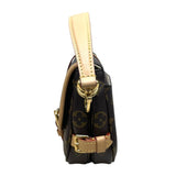 ルイ・ヴィトン LOUIS VUITTON ソミュールBB M46740 ブラウン PVC レディース ショルダーバッグ