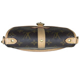 ルイ・ヴィトン LOUIS VUITTON ソミュールBB M46740 ブラウン PVC レディース ショルダーバッグ