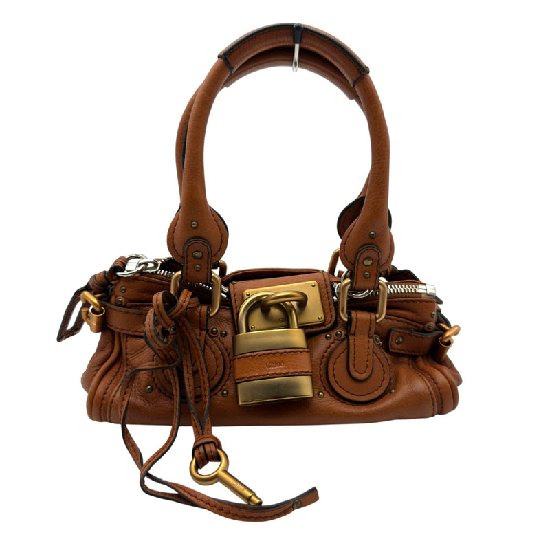 クロエ Chloe パディントン スモールバッグ ブラウン レザー