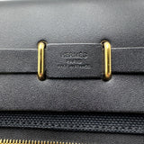 エルメス HERMES エールバッグジップ 20 K刻 ブラック ゴールド金具 トワル/ハンター レディース ショルダーバッグ