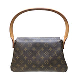 ルイ・ヴィトン LOUIS VUITTON ミニ・ルーピング M51147 ブラウン PVC レディース ハンドバッグ