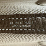 エルメス HERMES ガーデンパーティTPM G刻 エトゥープ シルバー金具 ネゴンダ レディース トートバッグ