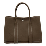 エルメス HERMES ガーデンパーティTPM G刻 エトゥープ シルバー金具 ネゴンダ レディース トートバッグ