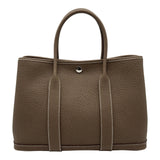 エルメス HERMES ガーデンパーティTPM G刻 エトゥープ シルバー金具 ネゴンダ レディース トートバッグ