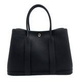 エルメス HERMES ガーデンパーティTPM G刻 ブラック シルバー金具 ネゴンダ レディース トートバッグ